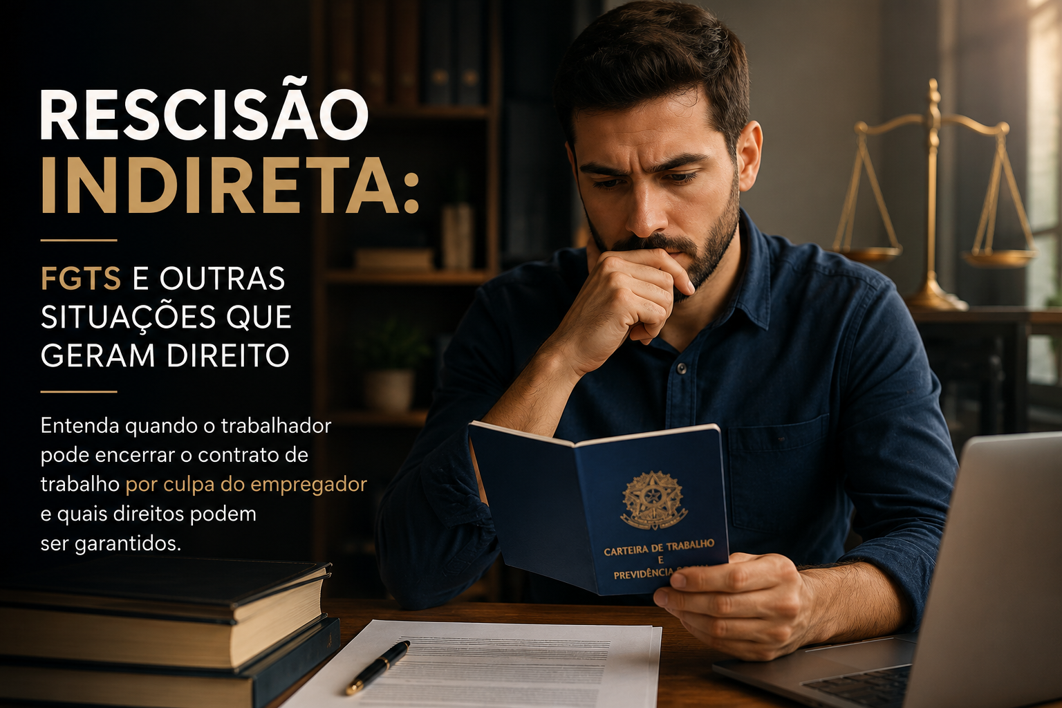 RESCISÃO INDIRETA – FGTS ATRASADO E OUTRAS SITUAÇÕES EM QUE O TRABALHADOR PODE TER DIREITO